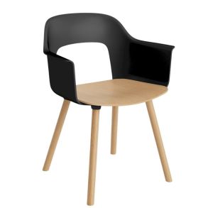 HAY Layout Armchair 222 (WB Lacquered Oak) Spisebordsstol