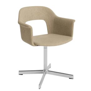 HAY Layout Armchair 234 Upholstery (Polished Aluminium) Spisebordsstol