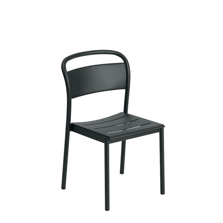 Muuto Havestol Linear Steel Black Side Chair