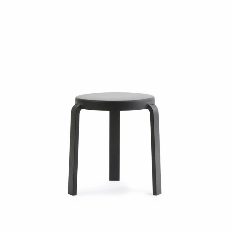 Normann Copenhagen Tap Skammel Painted Black Oak Veneer Black