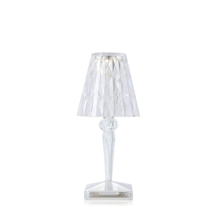 Kartell Battery Bordlampe Crystal