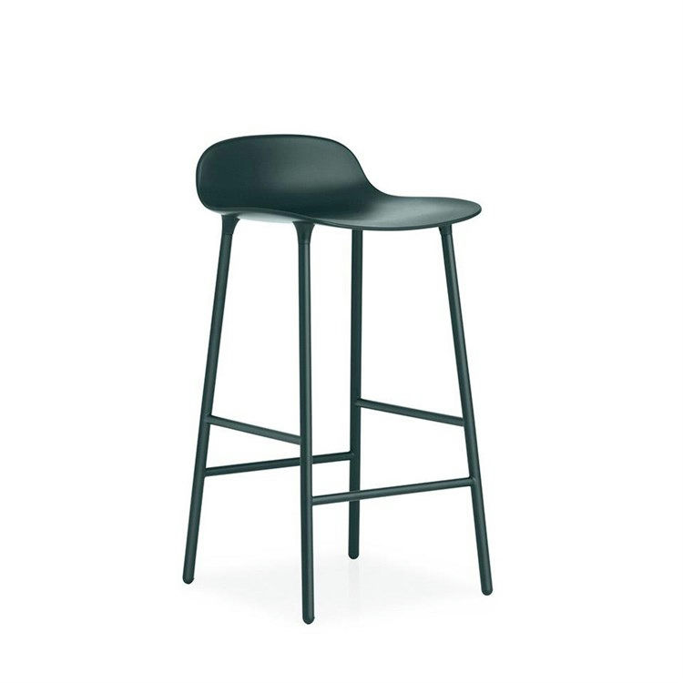 Normann Copenhagen Form Barstol Powder Coated Steel Green