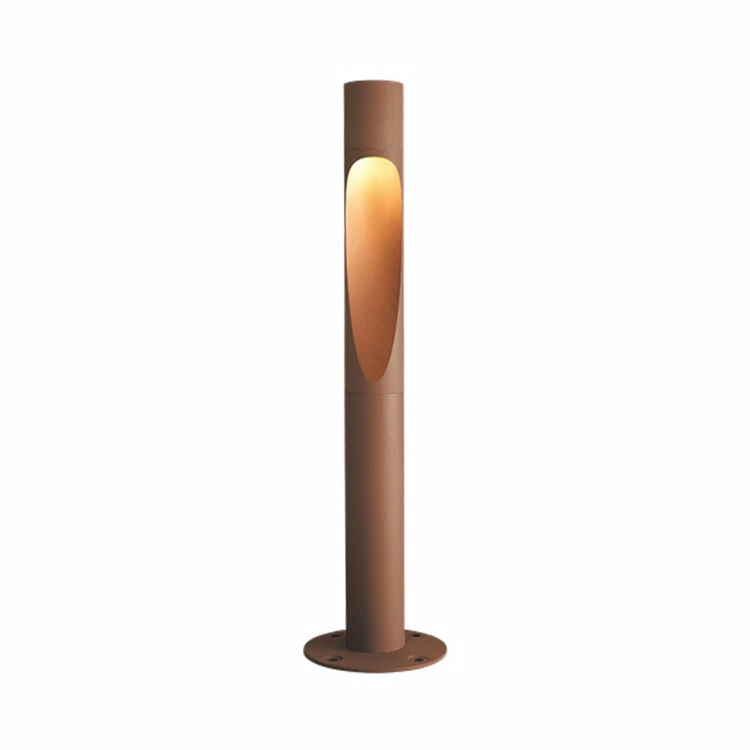 Louis Poulsen Flindt Pullert Mast med fodplade Corten 1100mm