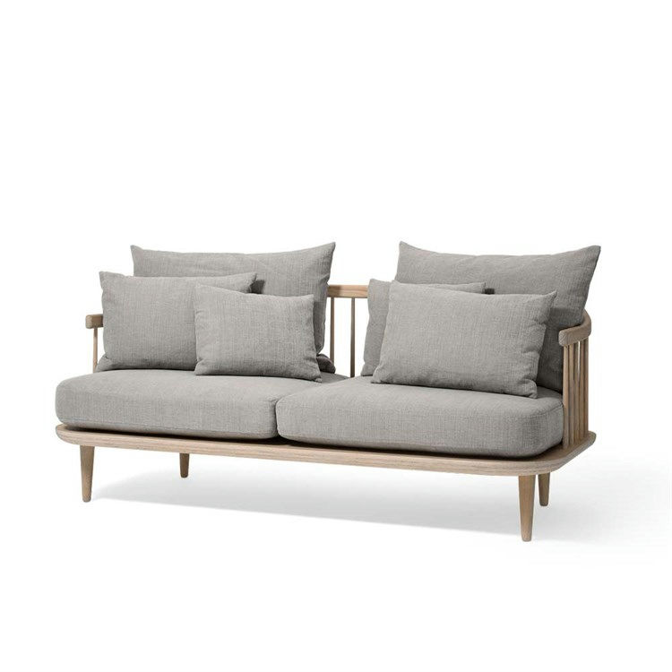 Andtradition Fly Sofa SC2 White Oiled Oak/Hot Madison 094