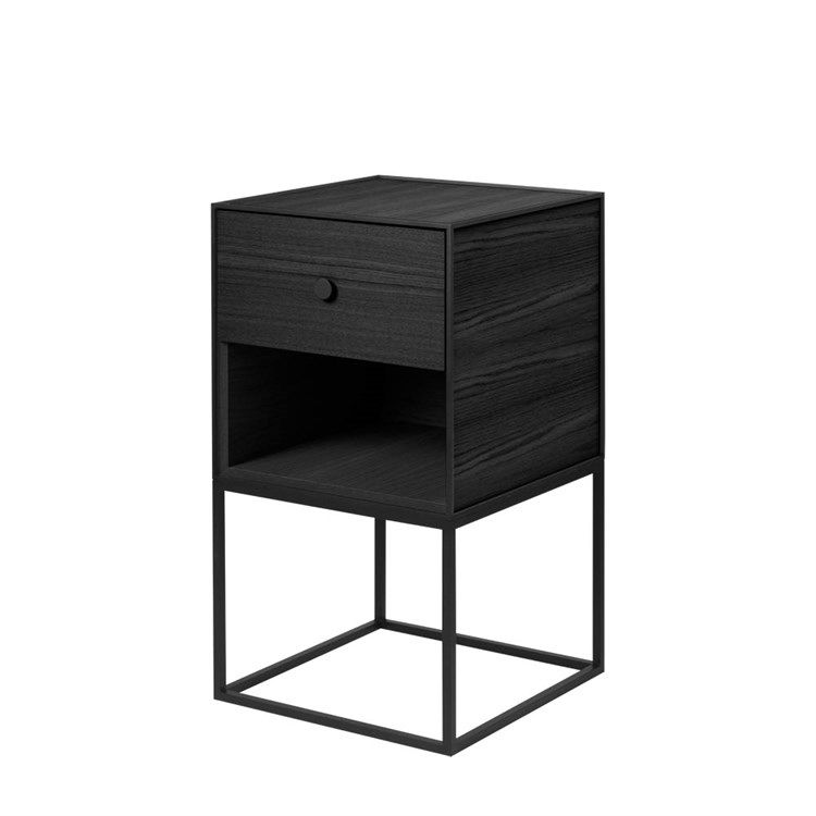 Audo Frame Sideboard 35 Black Stained Ash En Skuffe