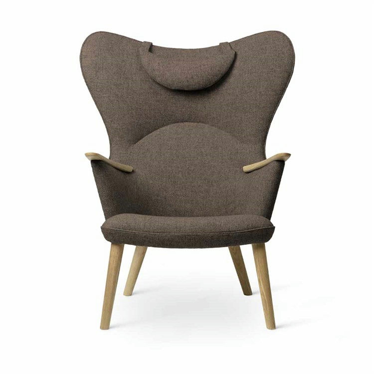 Carl Hansen & Søn CH78 Mama Bear Loungestol Olieret Egetræ Fiord 271 (Brun)