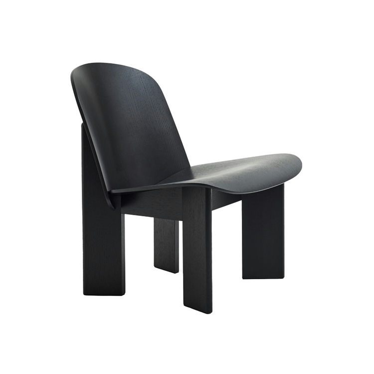 HAY Chisel Lounge Chair Black