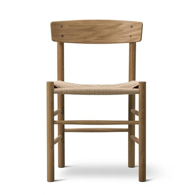 Fredericia Furniture J39 Folkestolen Spisebordsstol Oak Oil/Natural Paper Cord