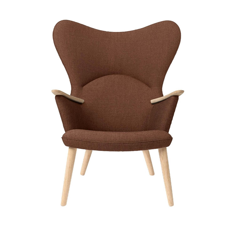 Carl Hansen & Søn CH78 Mama Bear Lænestol Passion Sæbebehandlet Eg Passion 7101 (Rødbrun)