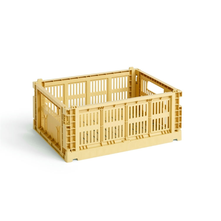 HAY Colour Crate Medium Golden Yellow