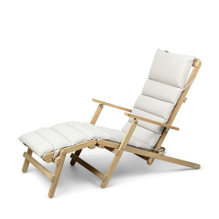 Carl Hansen & Søn Outdoor BM5565 Dækstolen Forlænget inkl. Hynde