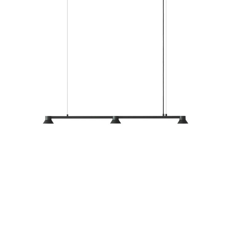 Normann Copenhagen Hat Linear Loftlampe - Black Small