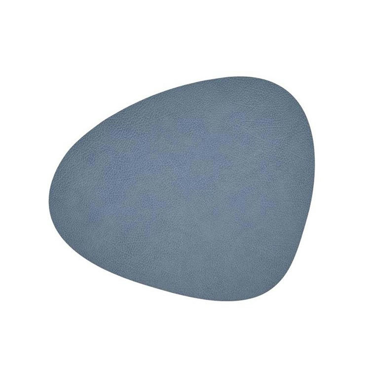 Lind DNA Table Mat Hippo Curve L Light Blue