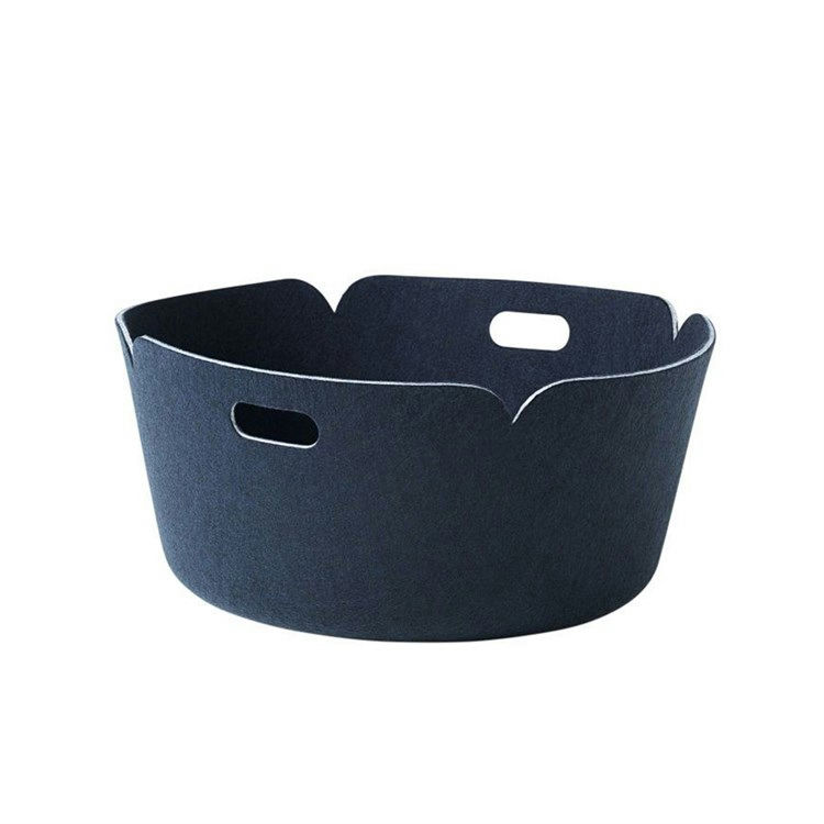 Muuto Restore Rund Kurv Midnight Blue