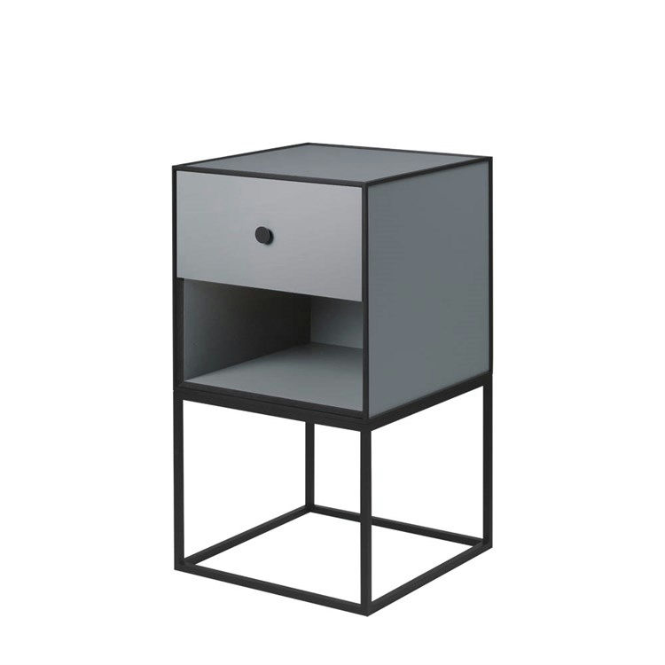 Audo Frame Sideboard 35 Dark Grey En Skuffe