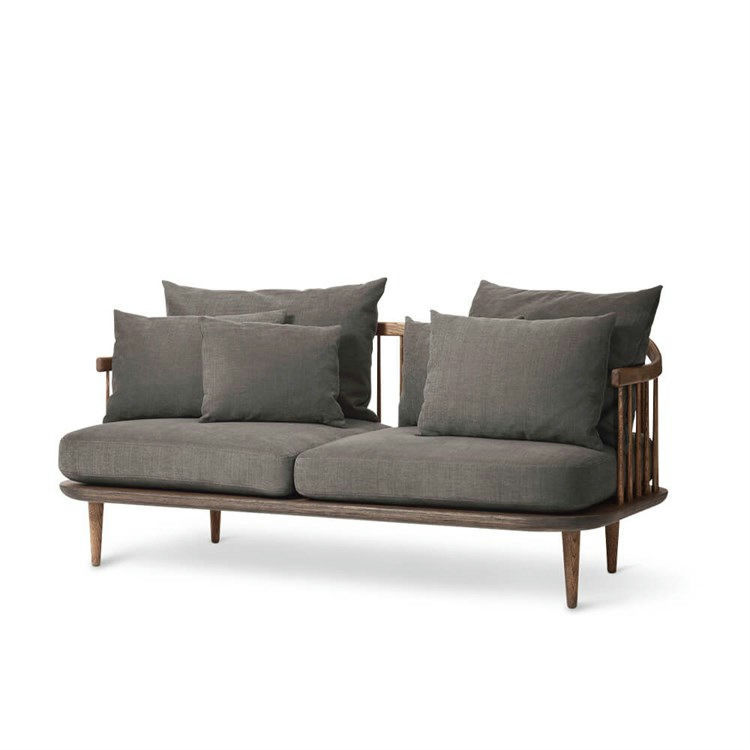 Andtradition Fly Sofa SC2 Smoked Oak/Hot Madison 093