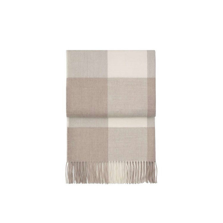 Elvang Whisper Plaid Beige/White