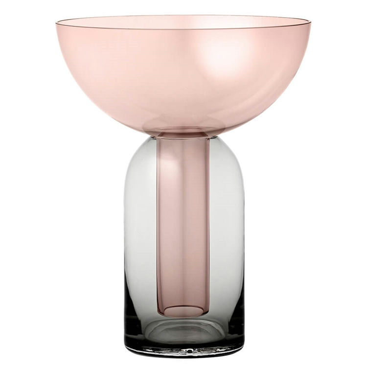 AYTM TORUS Vase Ø25 Black/Rose