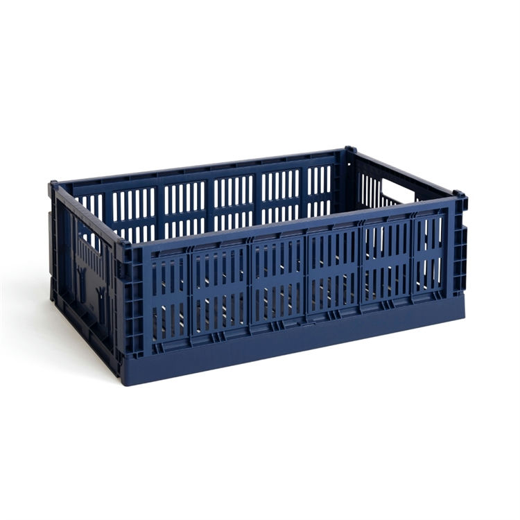 HAY Colour Crate Large Dark Blue