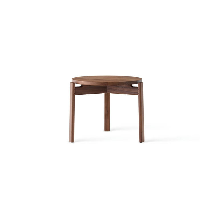 Audo Passage Lounge Bord Walnut Ø50 cm