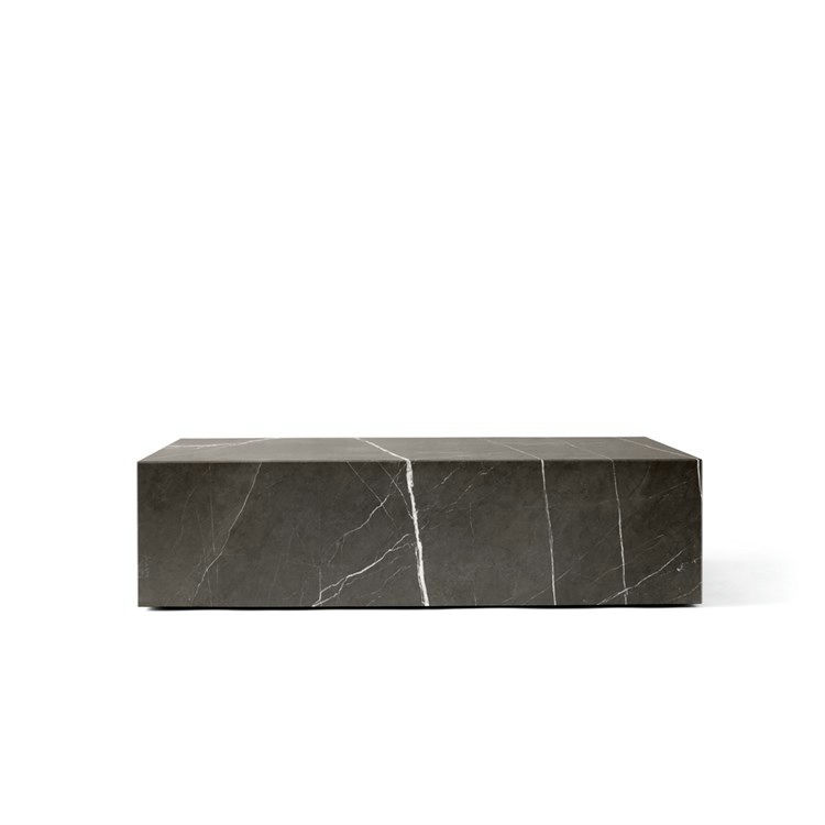 Audo Plinth Marmorbord Brown Grey Kendzo Marble Low