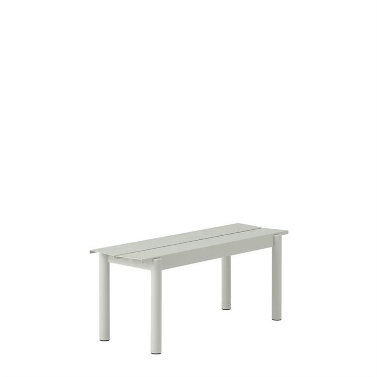 Muuto Havebænk Linear Steel Grey 110x34 cm