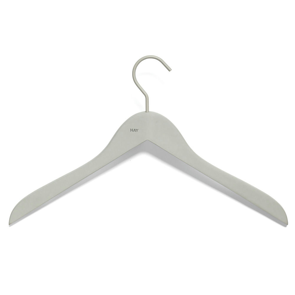 HAY Soft Coat Hanger Slim (4 stk.) Grey