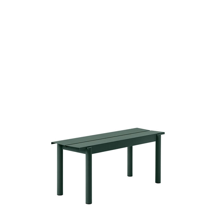 Muuto Havebænk Linear Steel Dark Green 110x34 cm