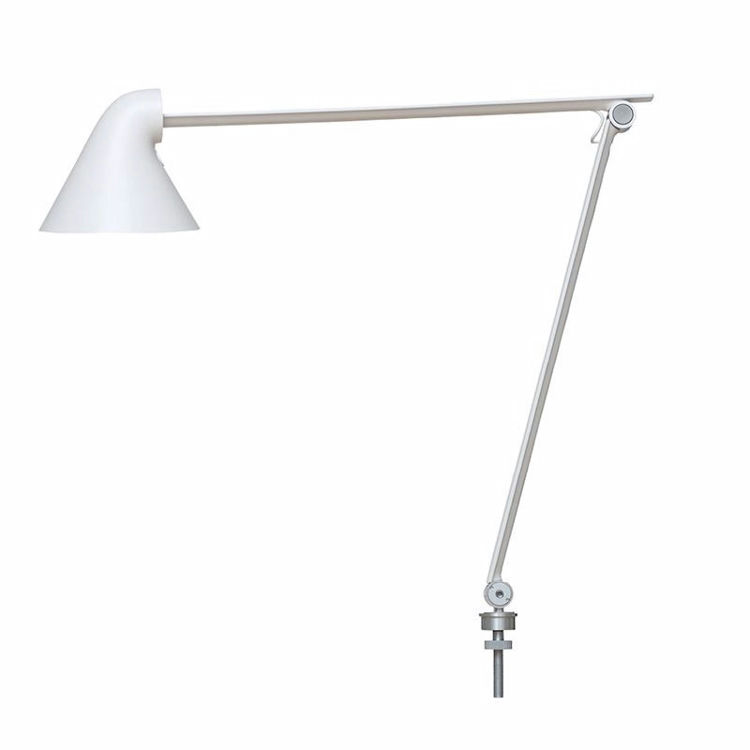 Louis Poulsen NJP Bordlampe 10W LED 3000K Pind Ø10 White