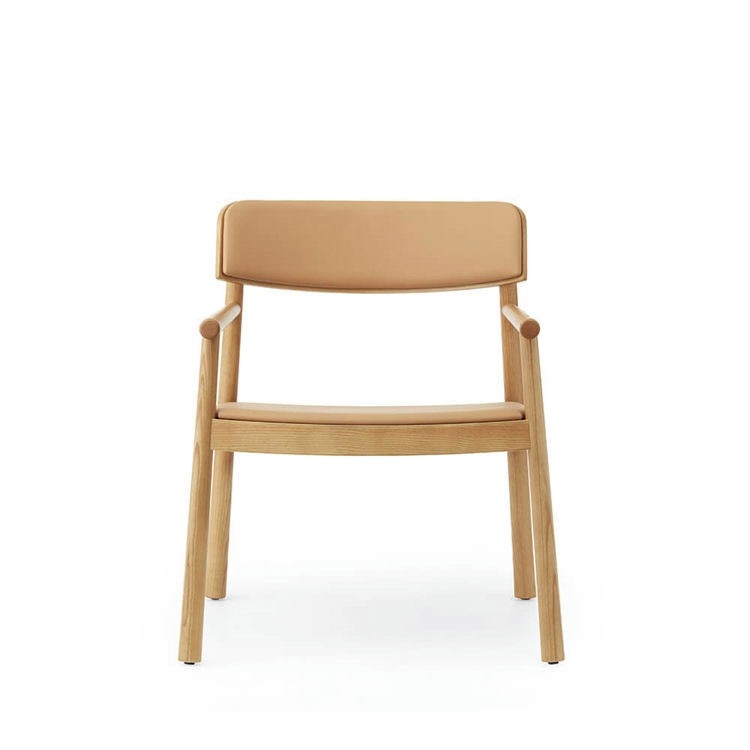 Normann Copenhagen Timb Loungestol - Tan-Ultra Leather-Camel Timb Lounge Armchair Upholstery