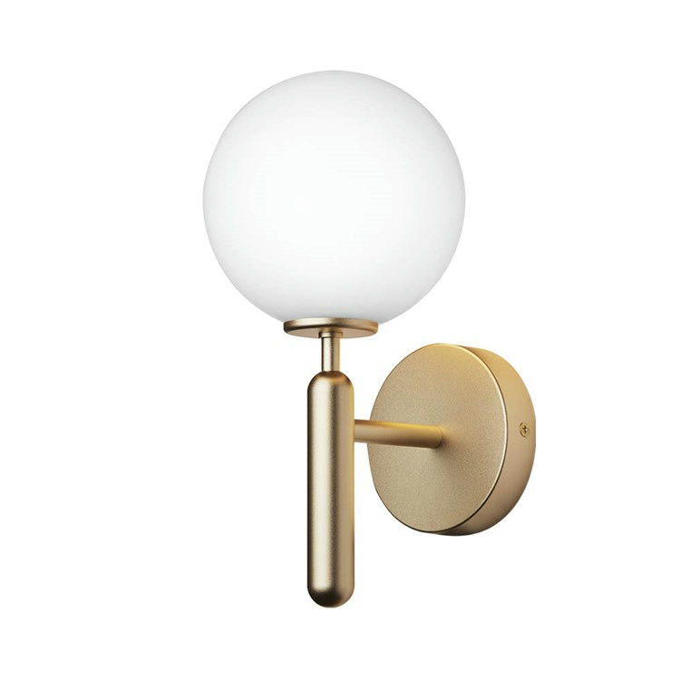 Nuura Miira Væglampe Brass/Opal White