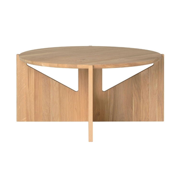 Kristina Dam Studio Simple Sofabord XL Light, Lacquered Oak