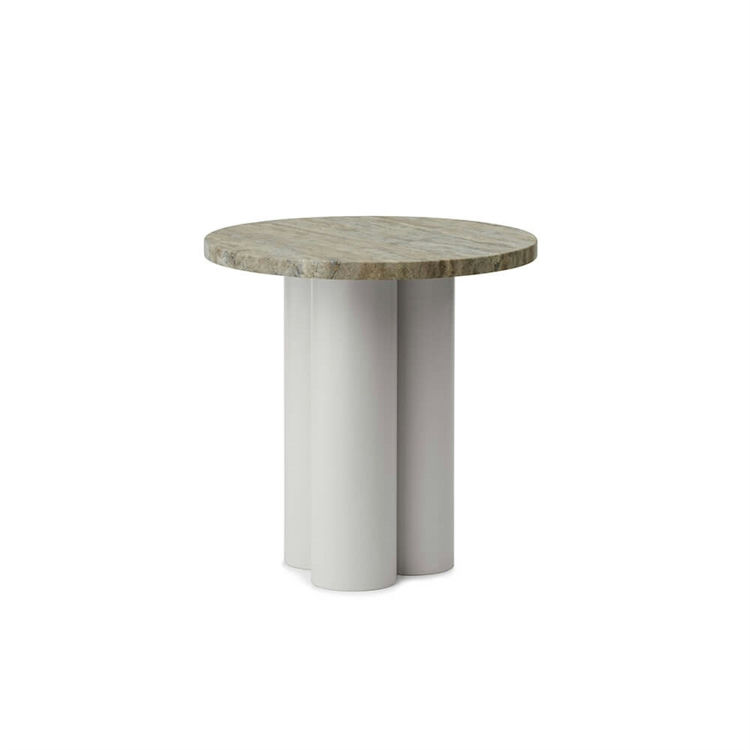 Normann Copenhagen Dit Table Travertine Silver SAND