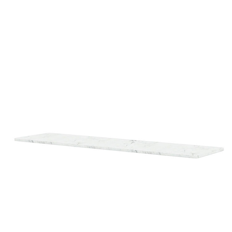 Montana Topplade Wire Trådreol Dybde 18,8 cm Single White Marble