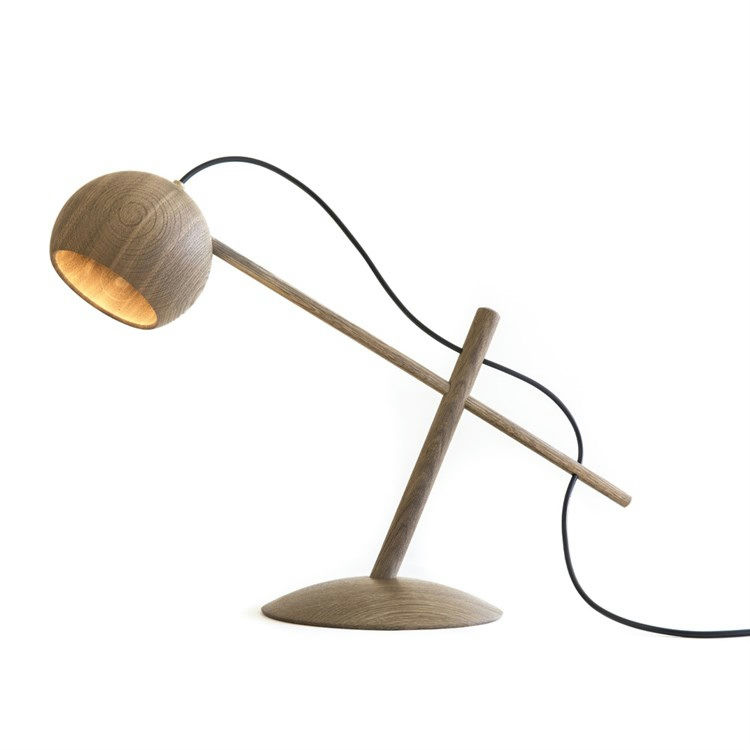 Brdr. Krüger Lune Bordlampe Fumed Oiled Oak