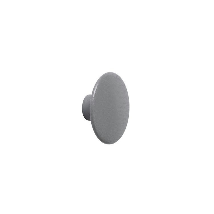 Muuto the Dots Wood Knager Dark Grey Ø6,5 cm