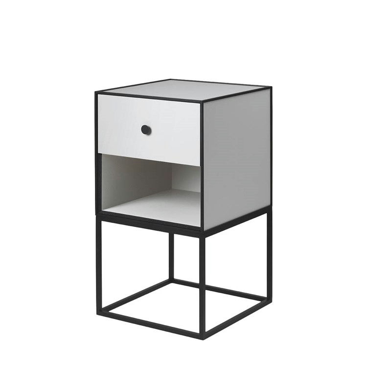 Audo Frame Sideboard 35 Light Grey En Skuffe