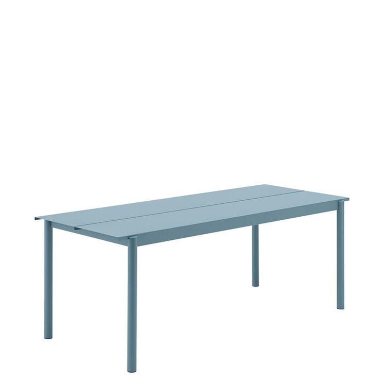 Muuto Havebord Linear Steel Pale Blue 200x75 cm