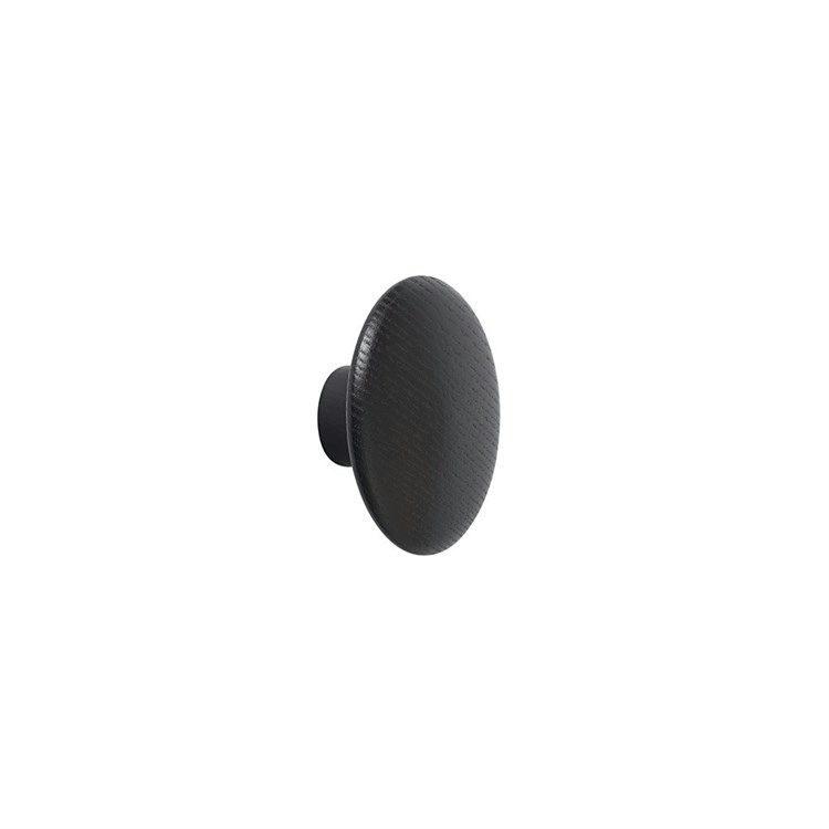 Muuto the Dots Wood Knager Black Ø6,5 cm