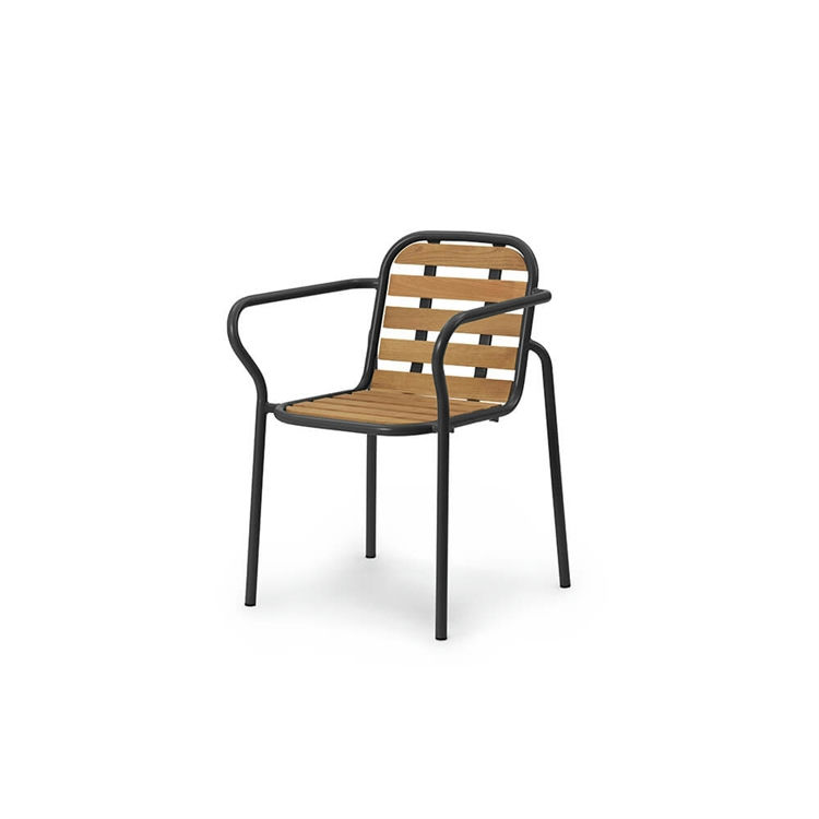 Normann Copenhagen Vig Have Black Vig Armchair Wood