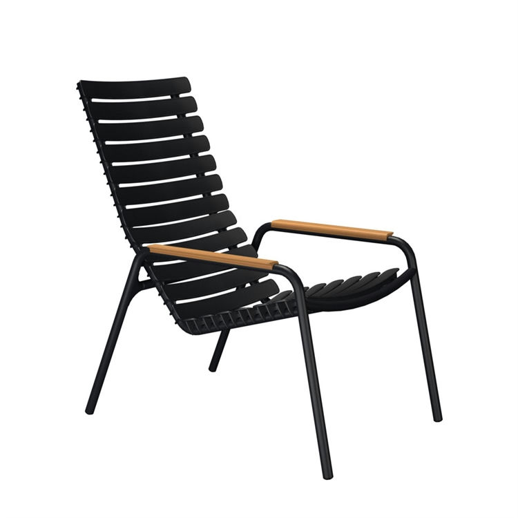 HOUE Reclips Loungestol Black/Bamboo