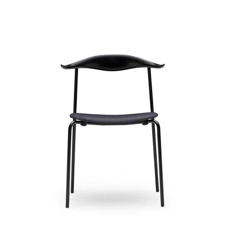 Carl Hansen & Søn CH88P Spisebordsstol Stof Fiord 191 (Sort)