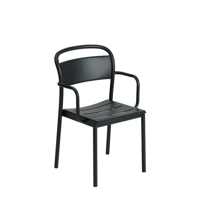 Muuto Havestol Linear Steel Black Arm Chair