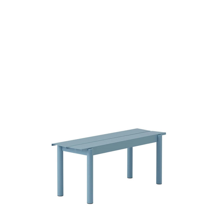 Muuto Havebænk Linear Steel Pale Blue 110x34 cm