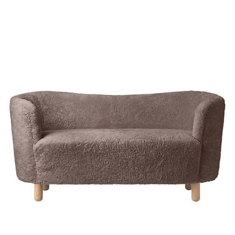 Audo Mingle Sofa Natural Oak Sheepskin Sahara