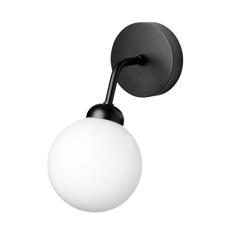 Nuura Apiales Væglampe Satin Black/Opal White