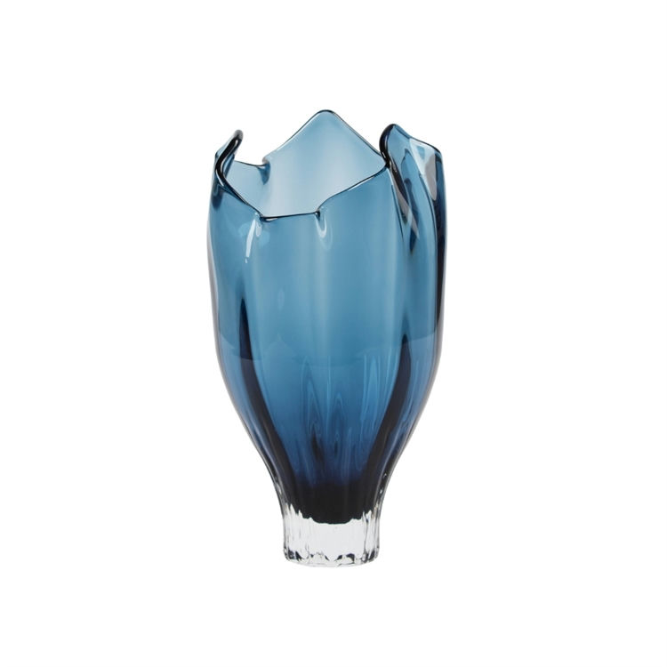 Kodanska Faith Vase 02 Smoke Blue