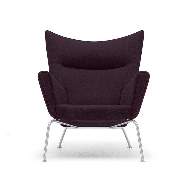 Carl Hansen & Søn CH445 Wegner Wing Chair Fiord Fiord 591 (Bordeaux)