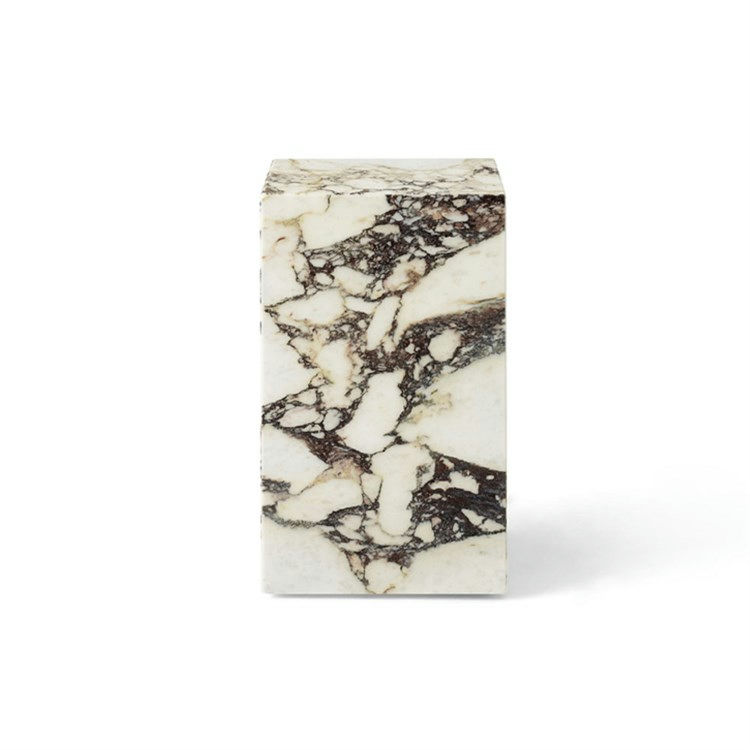 Audo Plinth Marmorbord Calacatta Viola Marble Tall