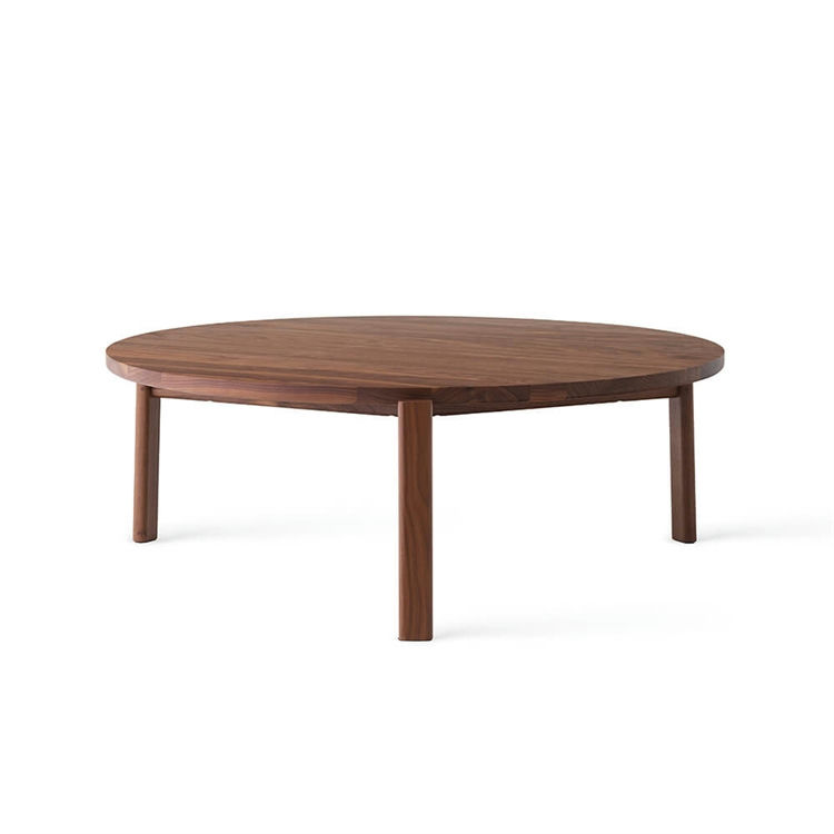 Audo Passage Lounge Bord Walnut Ø90 cm